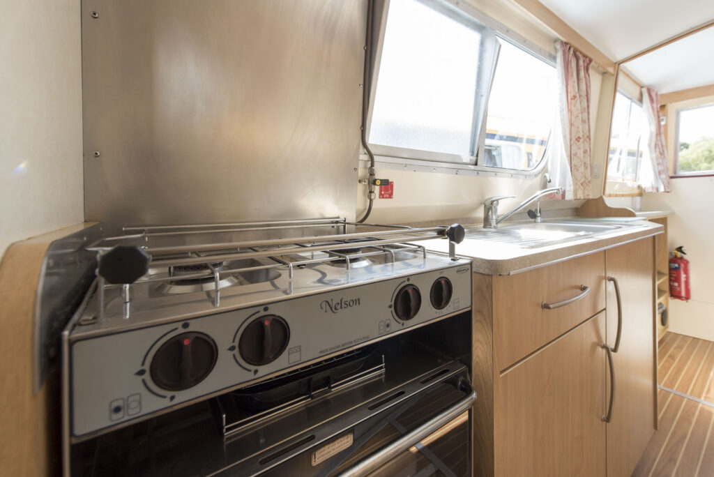 The galley area